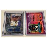 Cris Carter 2 Card Finest / Metal Minnesota Vikigns Football Lot