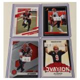 Joe Burrow 4 Football Card Lot