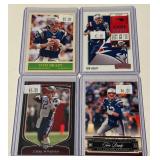 Tom Brady 4 Football Card Lot