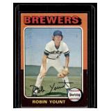 Robin Yount RC 1975 Topps #223 Vintage Rookie Baseball Card