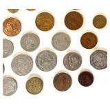Group of Vintage Mexican Coins
