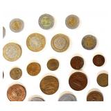 Group of Vintage Mexican Coins