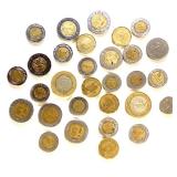 Group of Vintage Mexican Coins