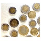 Group of Vintage Mexican Coins