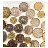 Group of Vintage South American, Central American and Caribbean Coins