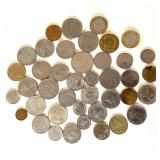 Group of Vintage South American, Central American and Caribbean Coins