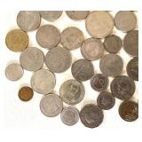 Group of Vintage South American, Central American and Caribbean Coins