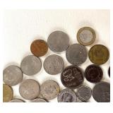 Group of Vintage South American, Central American and Caribbean Coins