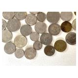 Group of Vintage South American, Central American and Caribbean Coins