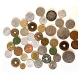 Group of Vintage SE Asia and India Coins