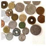Group of Vintage SE Asia and India Coins