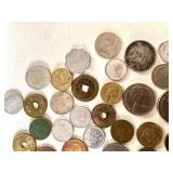 Group of Vintage SE Asia and India Coins