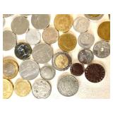 Group of Vintage Italian and Greek Coins