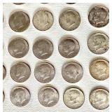 Group of Kennedy Half Dollars (1965-1970)