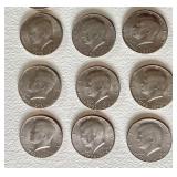 Group of Kennedy Half Dollars (1965-1970)