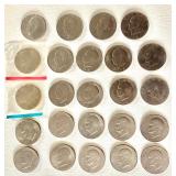 Group of Eisenhower $1 Coins (1971-1976)