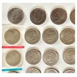 Group of Eisenhower $1 Coins (1971-1976)