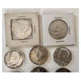 Group of Silver Half Dollars (1853-1904) +(1964)