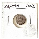 1852 "Trime" (3 Cent Coin)