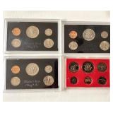 Group of 4 Proof Sets (1972 and 1980)