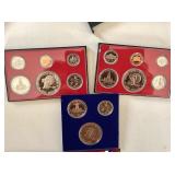 Group of 3 Proof Sets (1976)