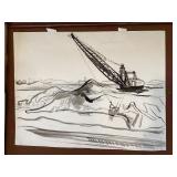 Stillwater Artist Jo Rollins: Vintage Pencil / Watercolor Study