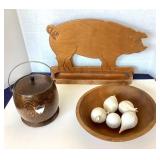 Group of Vintage Woodenwares