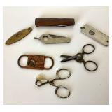 Collection of Antique Cigar Cutters