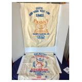 Group of Vintage Flour Sacks