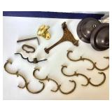 Group of Assorted Vintage Metal  Brackets, Parts and Remnants