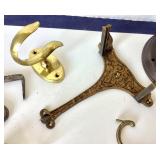 Group of Assorted Vintage Metal  Brackets, Parts and Remnants