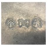 Pair of Antique Pewter Bowls