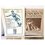 Group of Unframed Bookplates and Covers