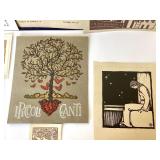 Group of Unframed Bookplates and Covers