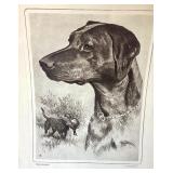 Group of Vintage Unframed Sporting Etchings