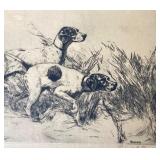 Group of Vintage Unframed Sporting Etchings