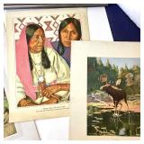Group of Western and Native American Prints and Photos