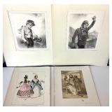Group of 10 Antique European Etchings
