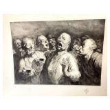 Group of 10 Antique European Etchings