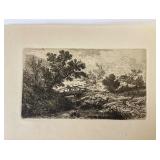 Group of 8 Antique European Etchings and Engravings