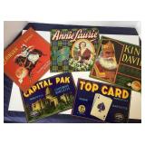 Group of New "Old Stock" Fruit Crate Labels