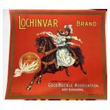 Group of New "Old Stock" Fruit Crate Labels