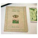 Vintage Golf Print, Book and Collectibles