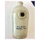 Antique Stoneware Bed (Warmer) Pig