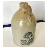 Antique Stoneware Whisky Jug