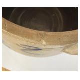 Antique Tulip Decorated Cortland Stoneware Crock