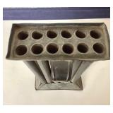 Antique Tin 12 Light Candle Mold