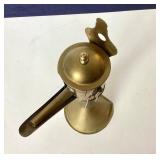 Antique Brass Whale Oil / Betty Lamp