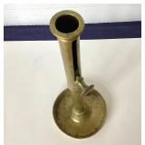 Very Tall Antique Brass Push Up Candlestick