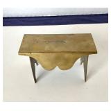 Antique Miniature Brass Milking Stool